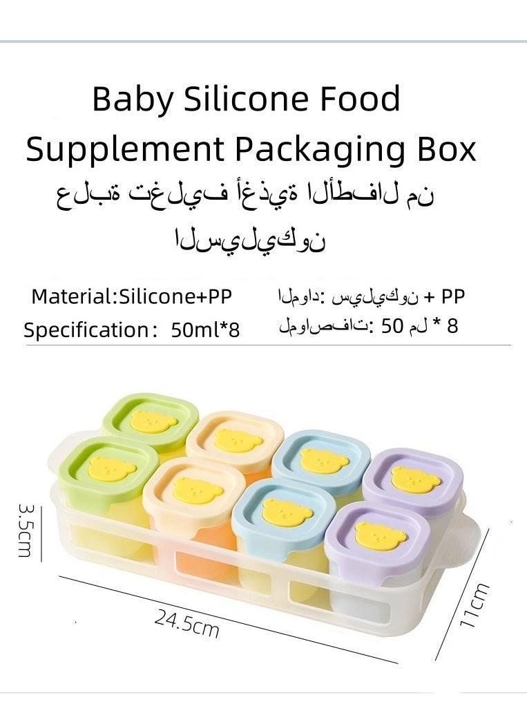 Multifunctional baby food box.Ice mold.