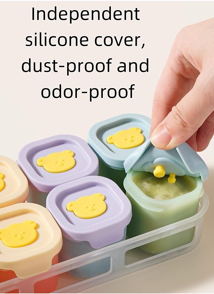Multifunctional baby food box.Ice mold.