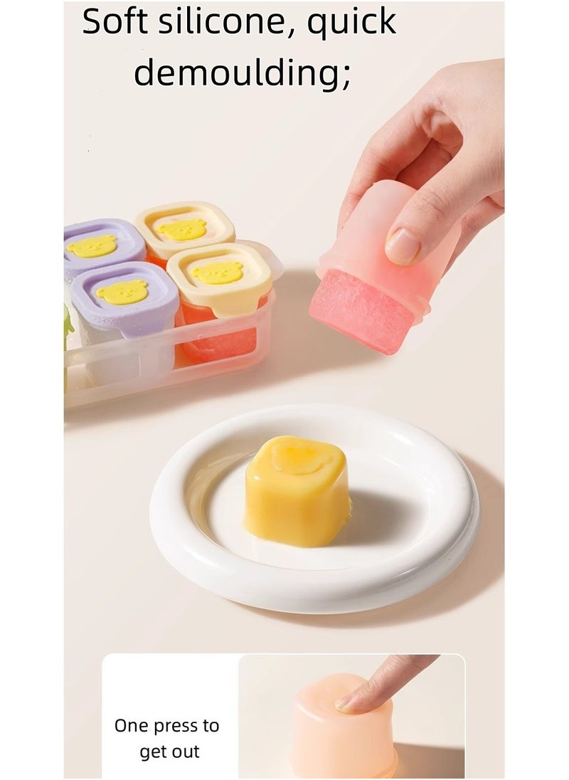 Multifunctional baby food box.Ice mold.