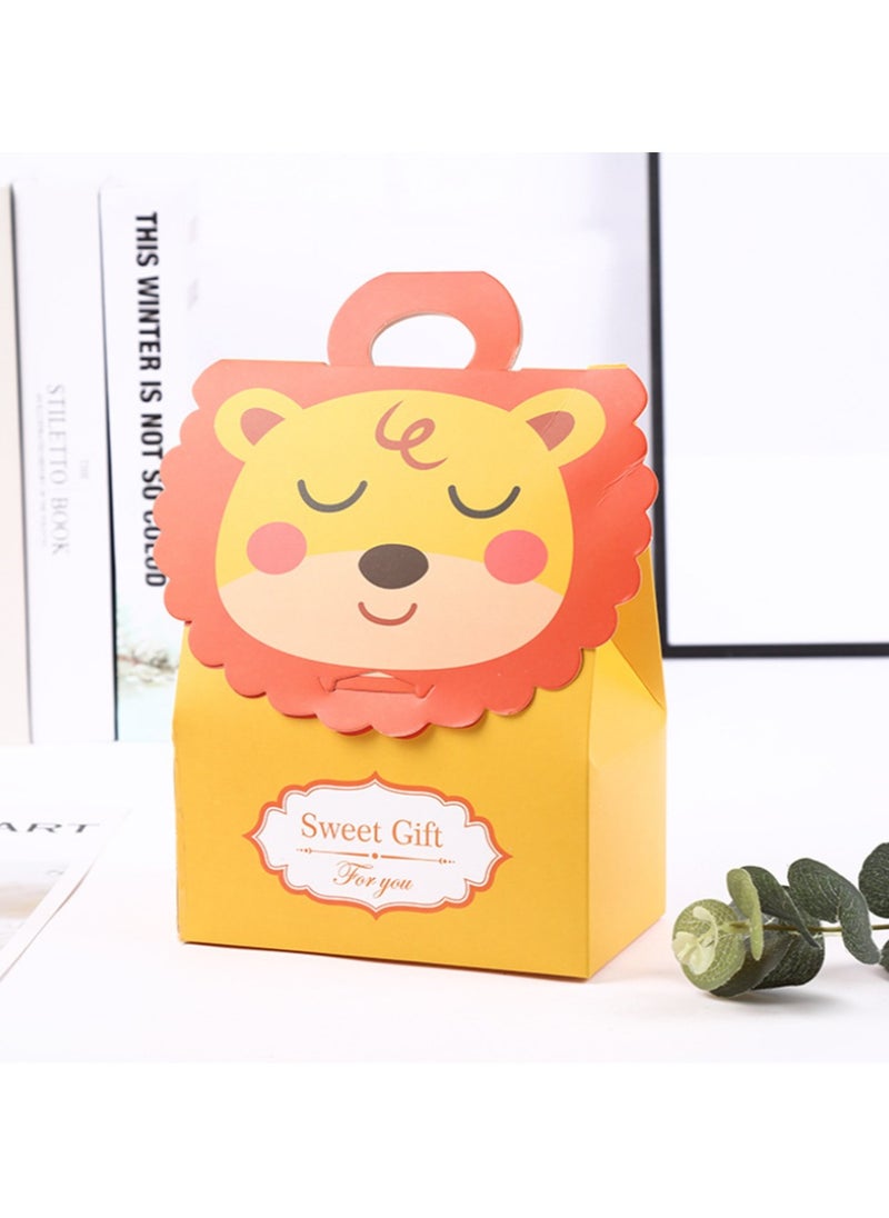 12 pcs Jungle Safari Animals Treat Bags Zoo Birthday Party Favor Decorations Supplies Goody Gift for Kids Baby Shower