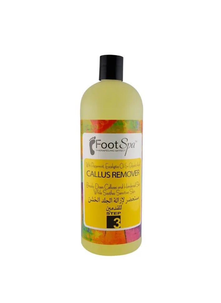 Foot Spa Therapeutic Callus Remover Step 3 with Peppermint & Eucalyptus Oil 900ml