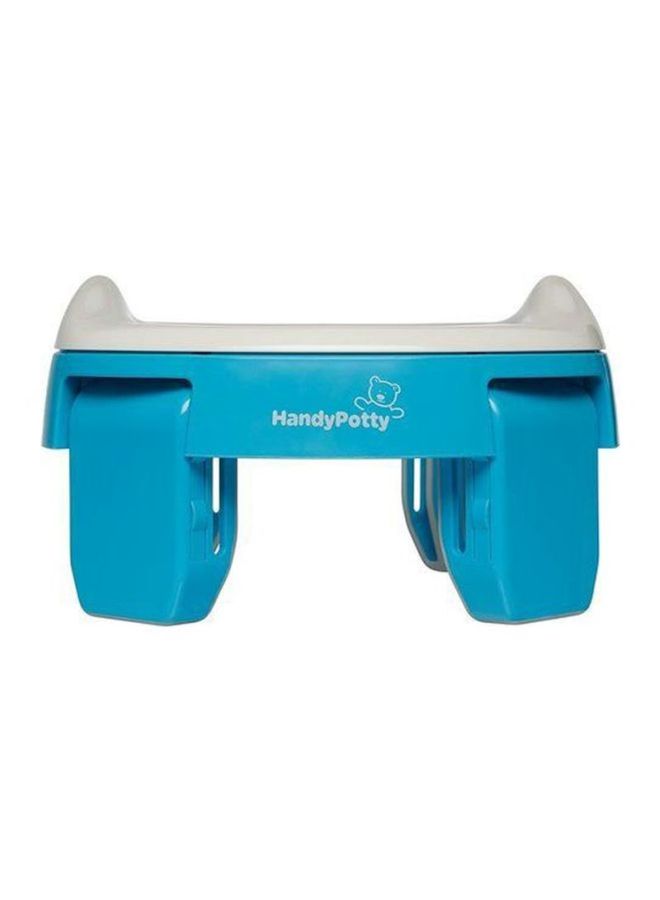 3-Piece Pop N Sit Portable Booster With Roxy Handy Potty And Liner Set - Blue/White