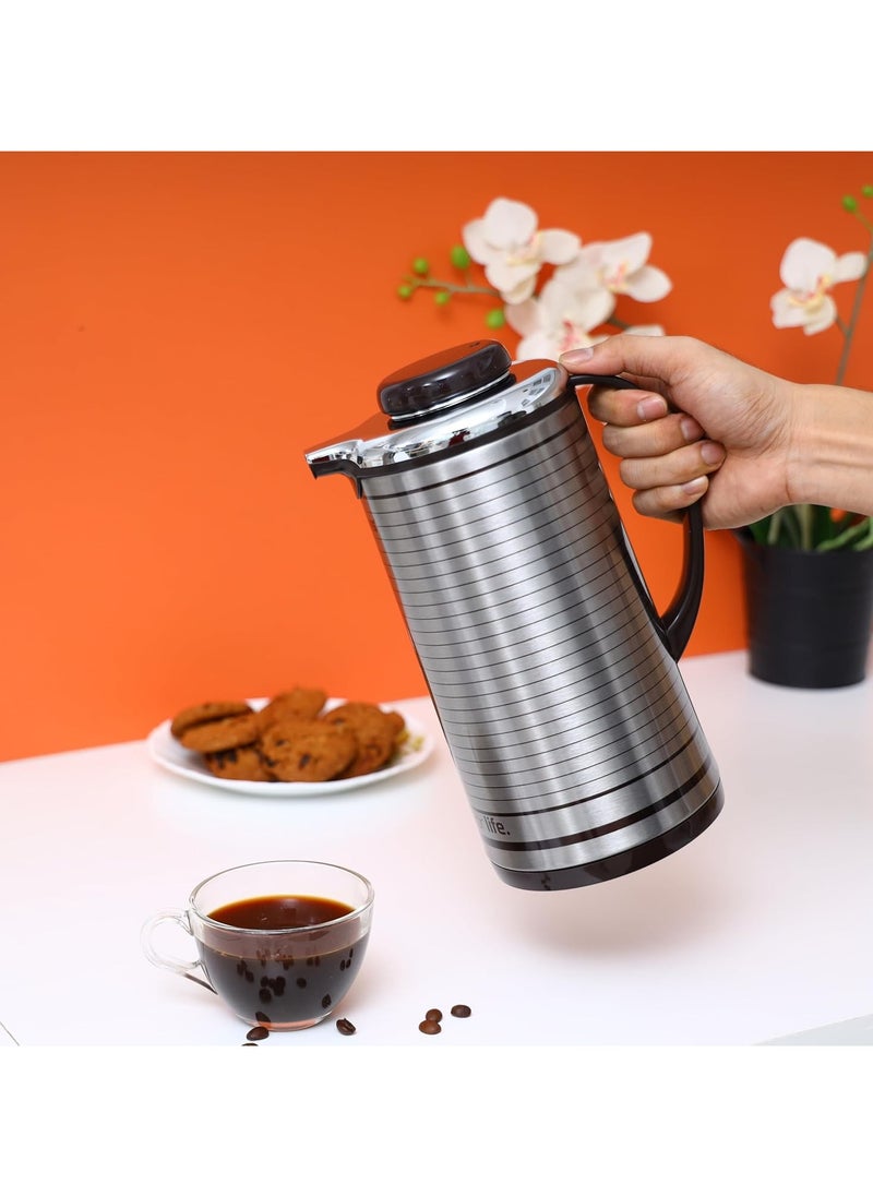 Stainless Steel Hot and Cold Glass Inner Pot Vacuum Flask