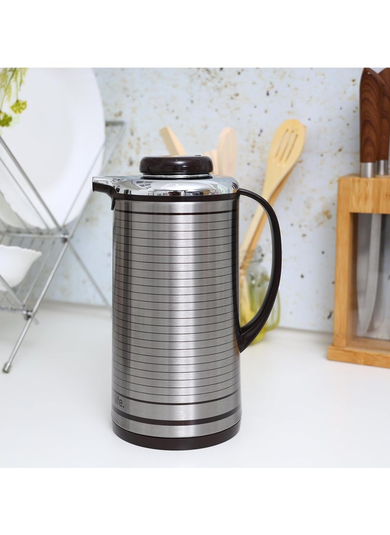 Stainless Steel Hot and Cold Glass Inner Pot Vacuum Flask