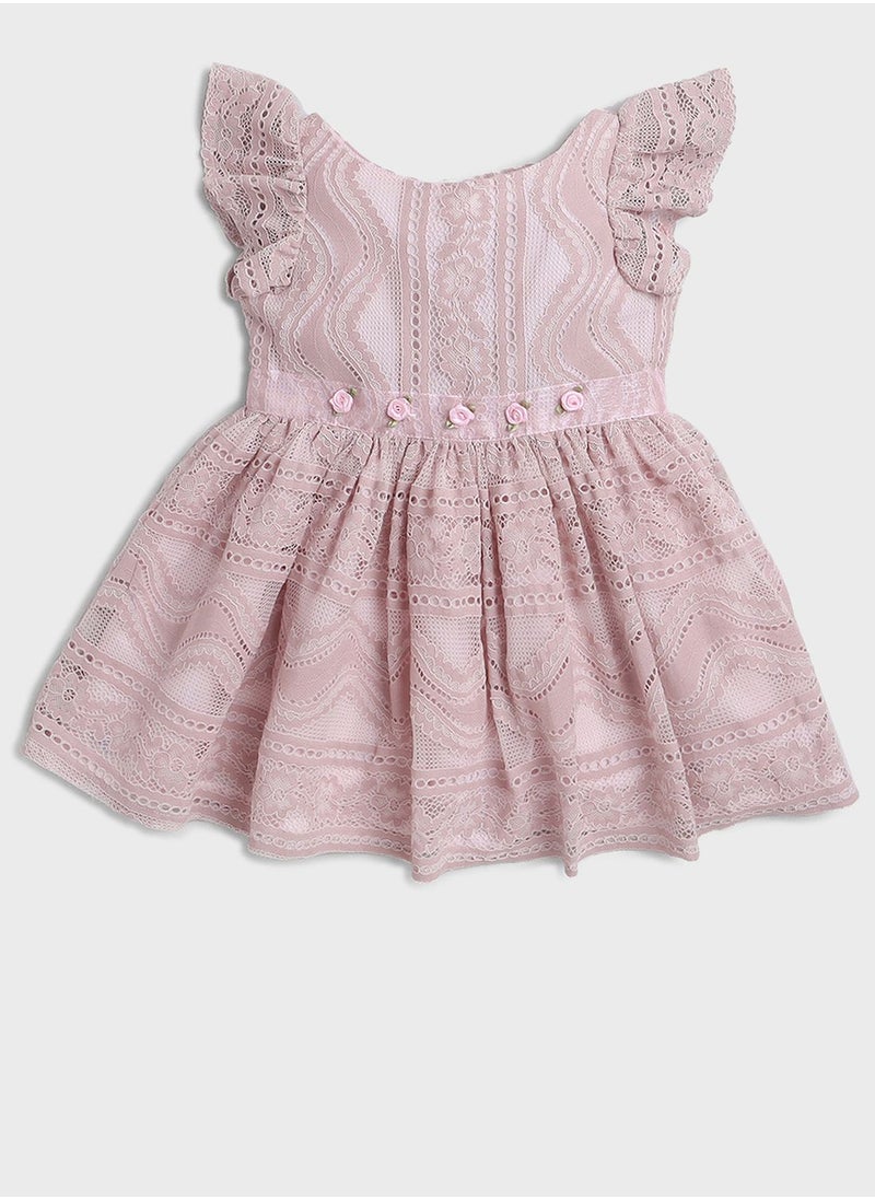 Kids Lace Midi Dress