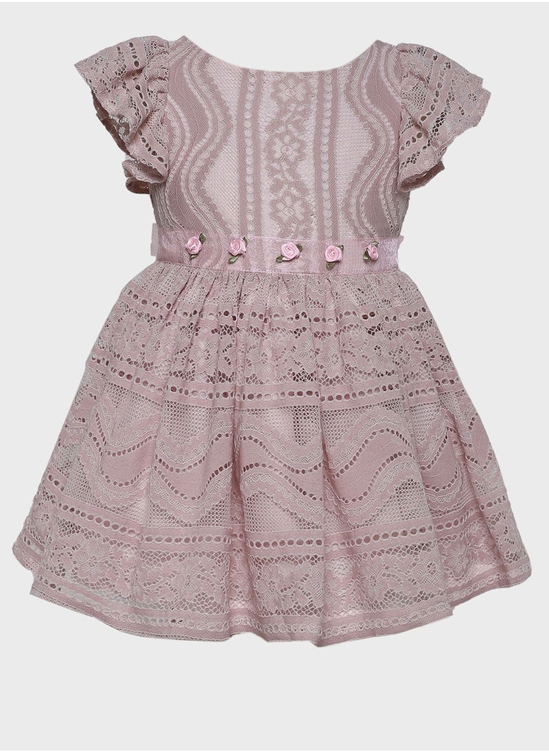 Kids Lace Midi Dress