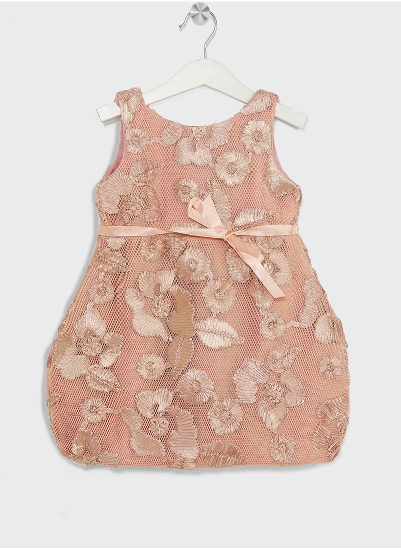 Kids Floral Work Midi Dress