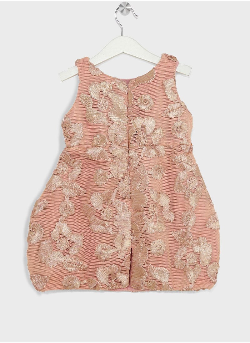 Kids Floral Work Midi Dress