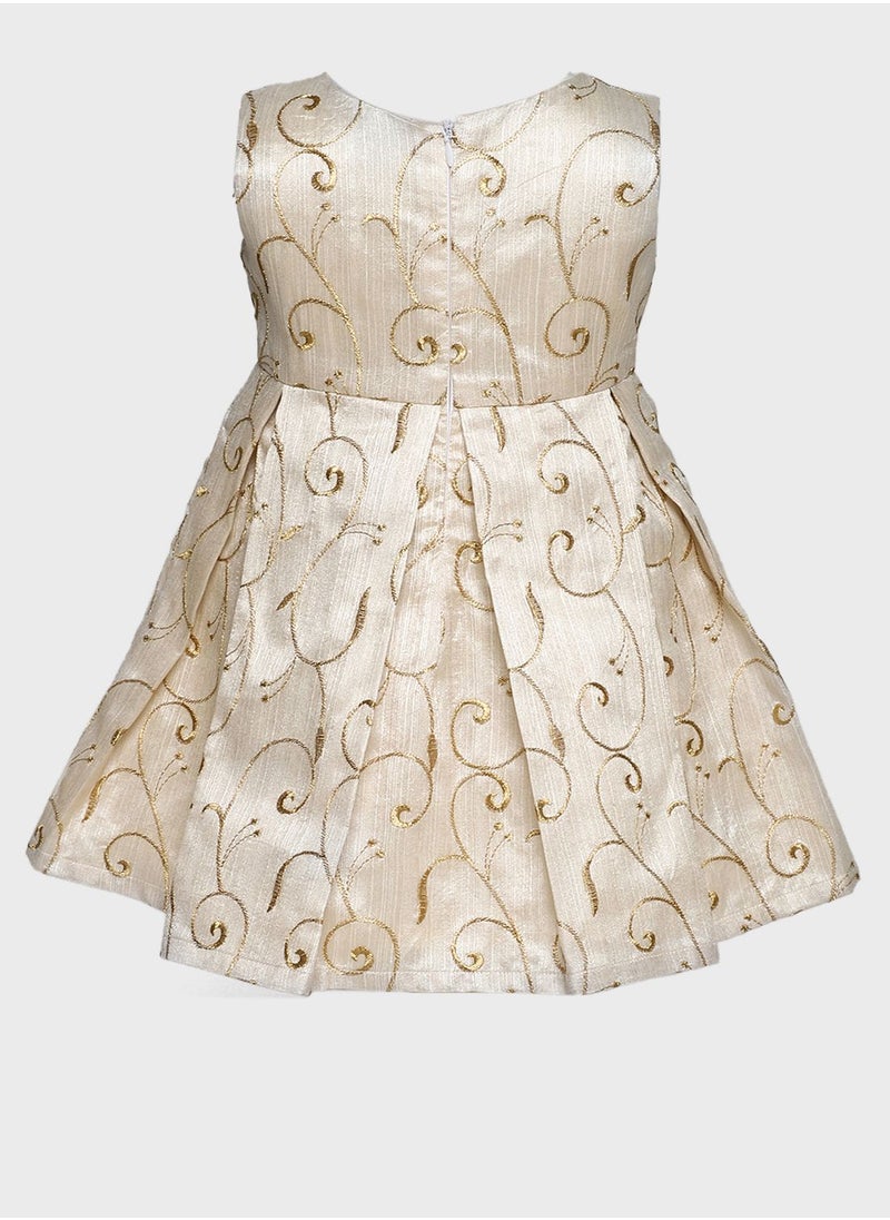 Kids Box Pleated Midi Dress