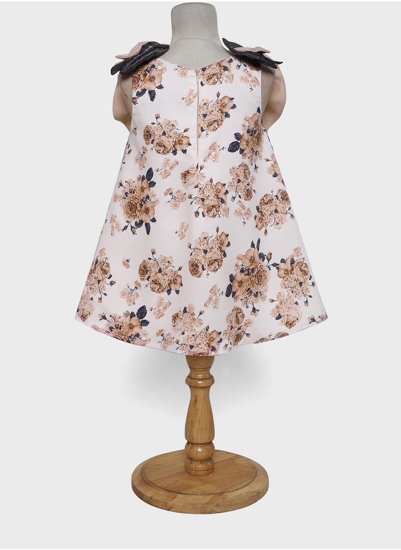 Kids Floral Midi Dress