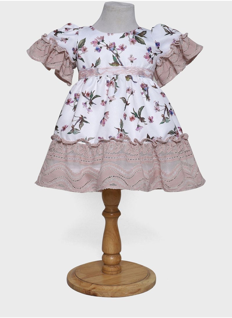 Kids Floral Midi Dress