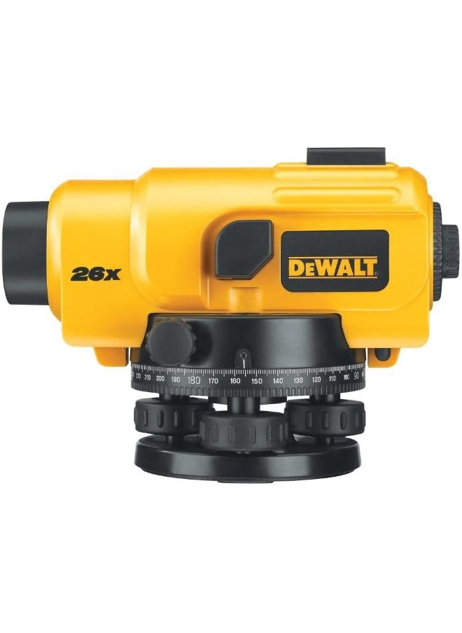 DEWALT DW096PK Automatic Optical Level With 26X Magnification For 300Ft Range