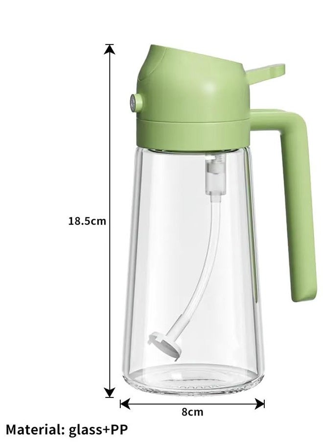 Olive Oil Sprayer, Oil Dispenser, 2 In 1 Glass Oil Mister Vinegar Dispenser Bottle  for cooking, kitchen, salad, barbecue