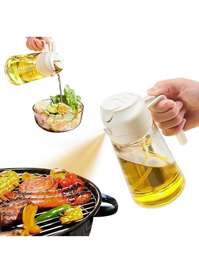 Olive Oil Sprayer, Oil Dispenser, 2 In 1 Glass Oil Mister Vinegar Dispenser Bottle  for cooking, kitchen, salad, barbecue