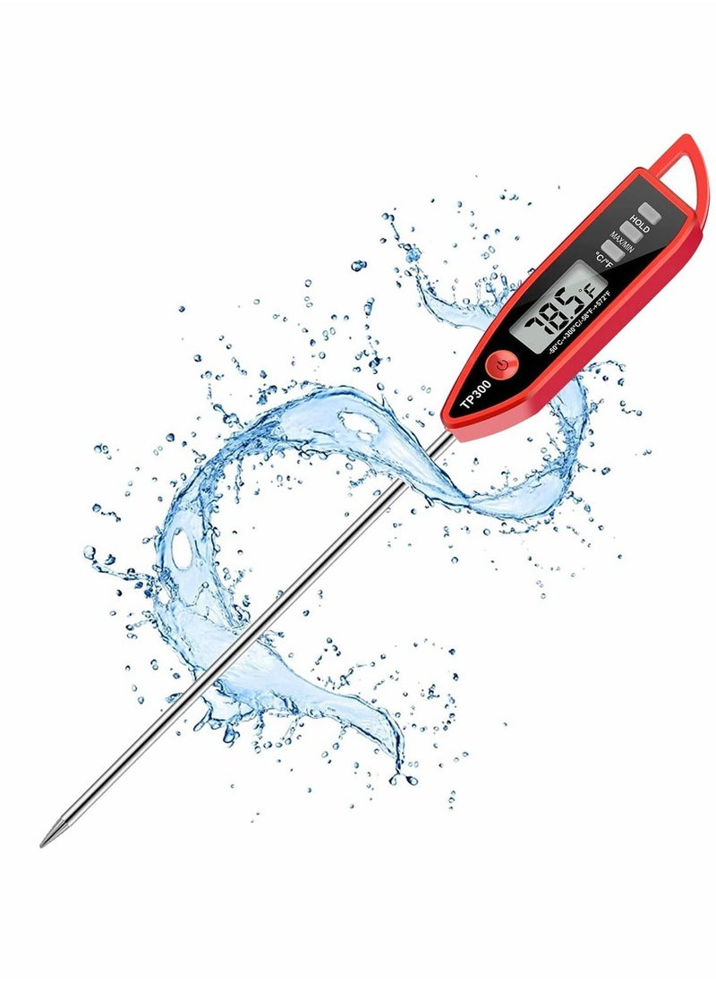 Digital Instant Read Meat Thermometer Kitchen Cooking Food Candy for Liquid, Candle, with Waterproof