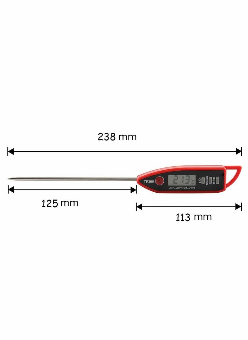 Digital Instant Read Meat Thermometer Kitchen Cooking Food Candy for Liquid, Candle, with Waterproof