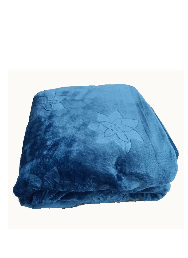 GB Embossed Design  for All Season Roll Blanket for  Throw  Sofa & Bed Comfortable and Soft