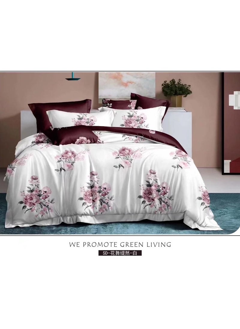 Pure cotton Comforter 6pcs set, Duvet Insert, Soft and warm   for All Season