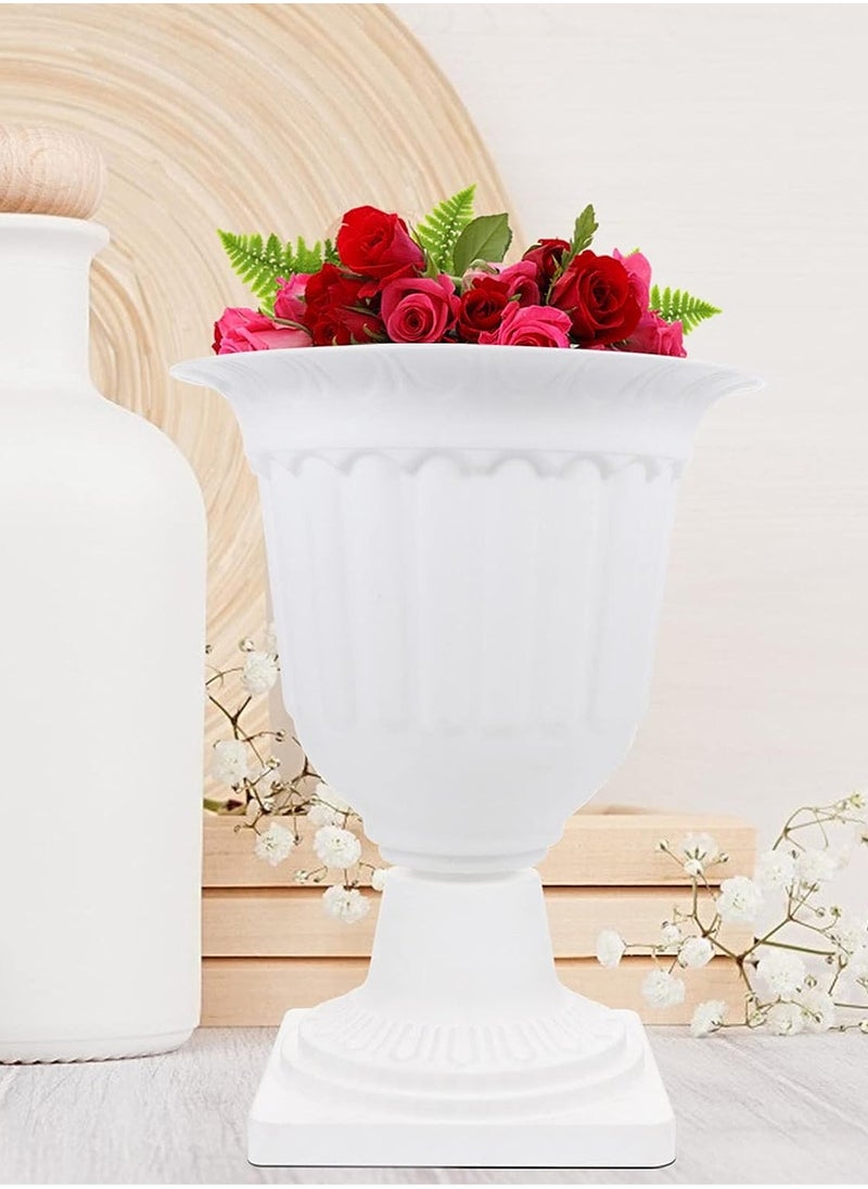 𝐅𝐅𝐃 Flower Vase Plastic Pots Outdoor Plant Pots Plastic Flower Pots Planter Pots Plastic Gardening Pots Nursery Pot Flower Plant Container Plastic Plant Pot