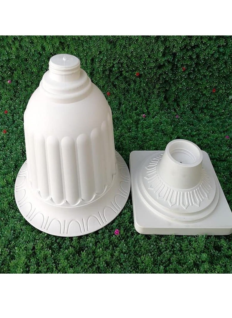 𝐅𝐅𝐃 Flower Vase Plastic Pots Outdoor Plant Pots Plastic Flower Pots Planter Pots Plastic Gardening Pots Nursery Pot Flower Plant Container Plastic Plant Pot