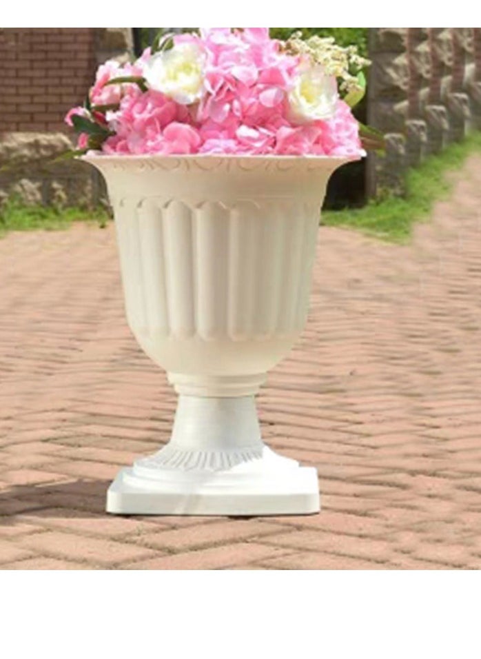 𝐅𝐅𝐃 Flower Vase Plastic Pots Outdoor Plant Pots Plastic Flower Pots Planter Pots Plastic Gardening Pots Nursery Pot Flower Plant Container Plastic Plant Pot