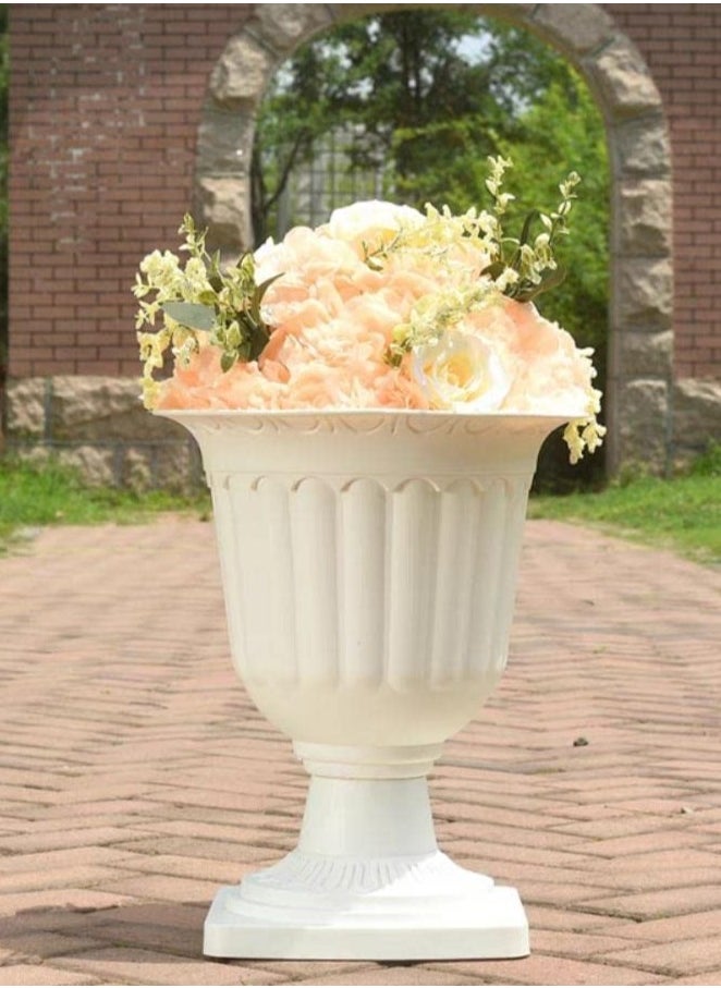 𝐅𝐅𝐃 Flower Vase Plastic Pots Outdoor Plant Pots Plastic Flower Pots Planter Pots Plastic Gardening Pots Nursery Pot Flower Plant Container Plastic Plant Pot