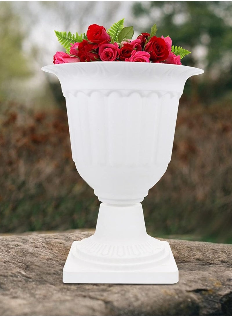 𝐅𝐅𝐃 Flower Vase Plastic Pots Outdoor Plant Pots Plastic Flower Pots Planter Pots Plastic Gardening Pots Nursery Pot Flower Plant Container Plastic Plant Pot