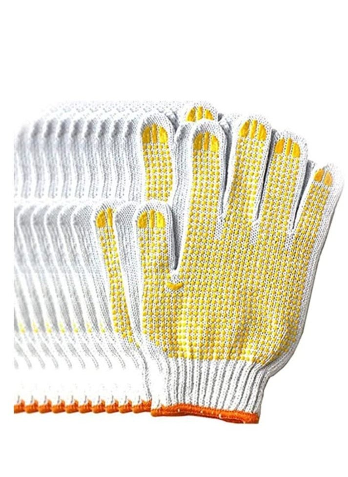 6 Pack Stretchable Gardening Gloves Cut Resistant Gloves Protective Second Skin Working Gloves Fine Assembly Constructions Keeps Your Hands Cool