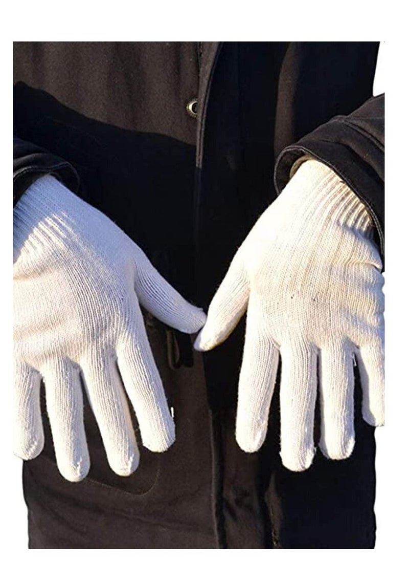 6 Pack Stretchable Gardening Gloves Cut Resistant Gloves Protective Second Skin Working Gloves Fine Assembly Constructions Keeps Your Hands Cool