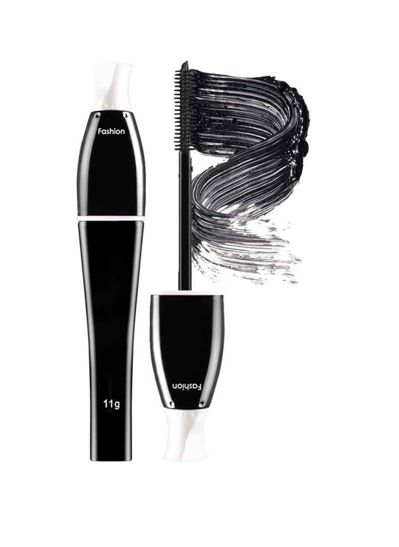 Black Curly Mascara, Waterproof Mascara, Black Mascara Long Lasting Thick Not Smudge, Fiber Mascara, Curly Mascara, Eye Makeup, Easy to color, Mascara Black, Black