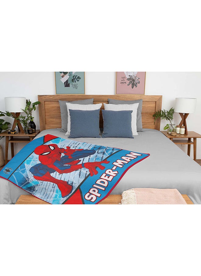 Spiderman Superhero Fleece Blankets - Soft Cozy Throw for Kids