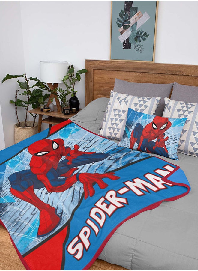 Spiderman Superhero Fleece Blankets - Soft Cozy Throw for Kids