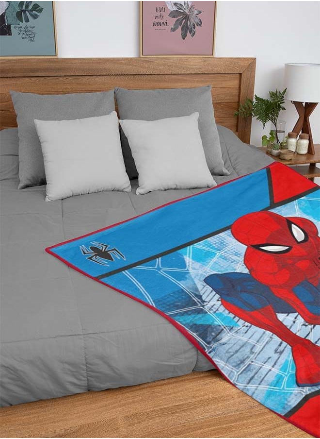 Spiderman Superhero Fleece Blankets - Soft Cozy Throw for Kids