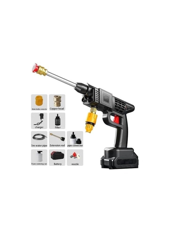 Cordless High Pressure Car Washer, 48V Battery, With Accessories