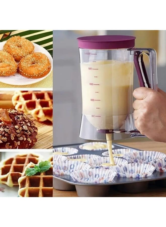 900ml Batter Dispenser Measuring Cup for Baking