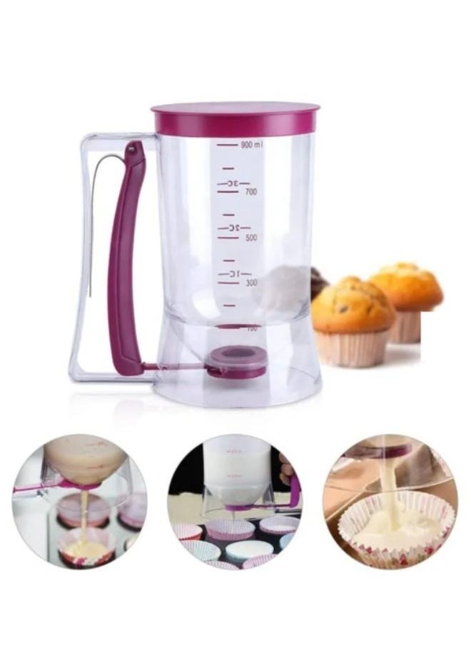 900ml Batter Dispenser Measuring Cup for Baking