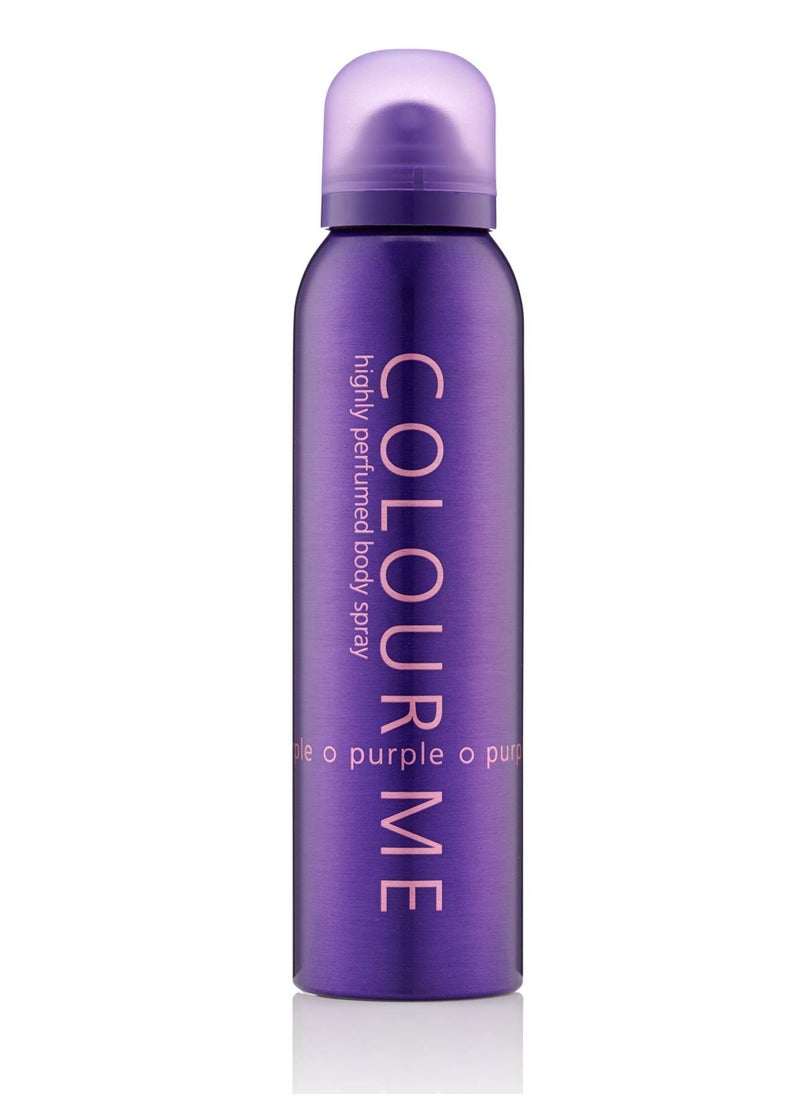 Pack of two Colour me purple fragrance and Body Spray 250ml