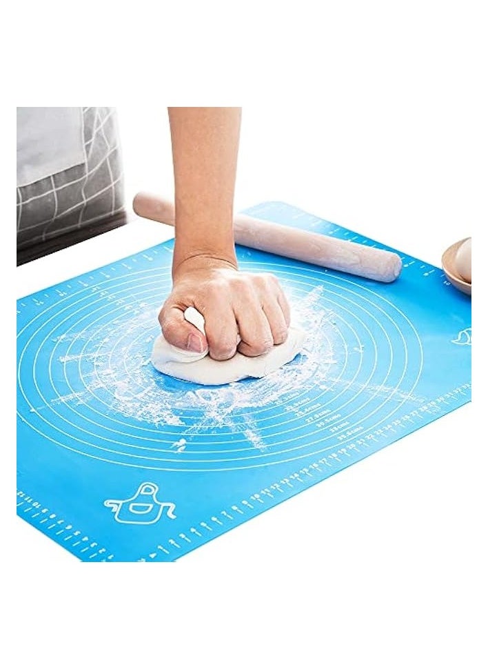 Silicone Baking Mat For Pastry Rolling With Measurements, Liner Heat Resistance Table Placemat Pad Board, REUsable Non-Stick Housewife, Cooking