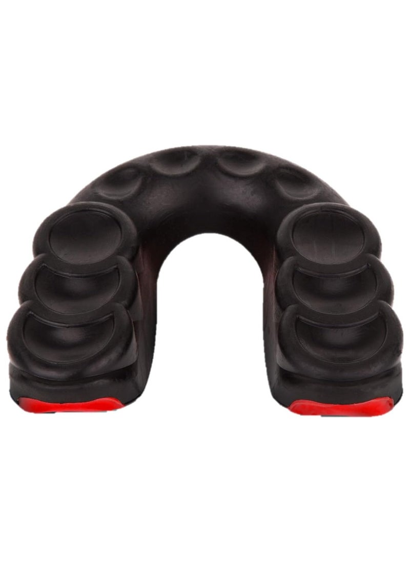 Challenger Mouthguard, Black/Red – Durable, Protective, One Size for Combat Sports