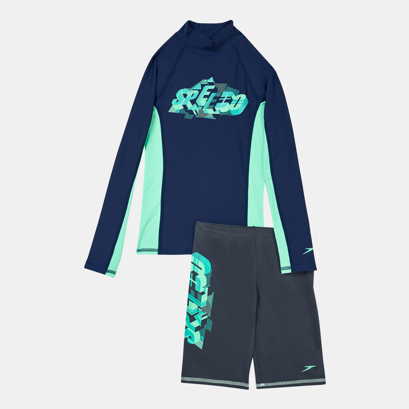 Kids' Fashion Rashguard Jammer Set