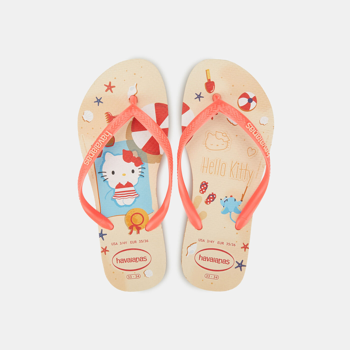 Kids' Slim Hello Kitty Flip Flops