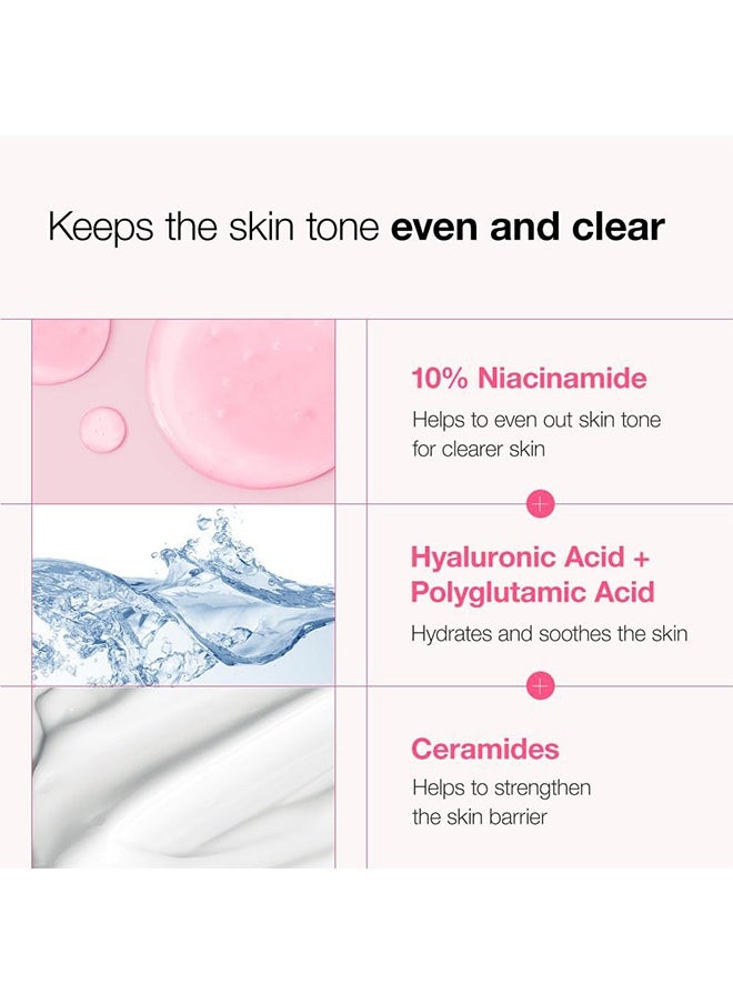 Anua 10% Niacinamide+ 4% Tranexamic Acid Serum, Ceramide, Hyaluronic Acid, Vitamin B12 natural color, for Sensitive skin, Korean Glass Skin, Fragrance-Free (30ml /1.01 fl.oz.)