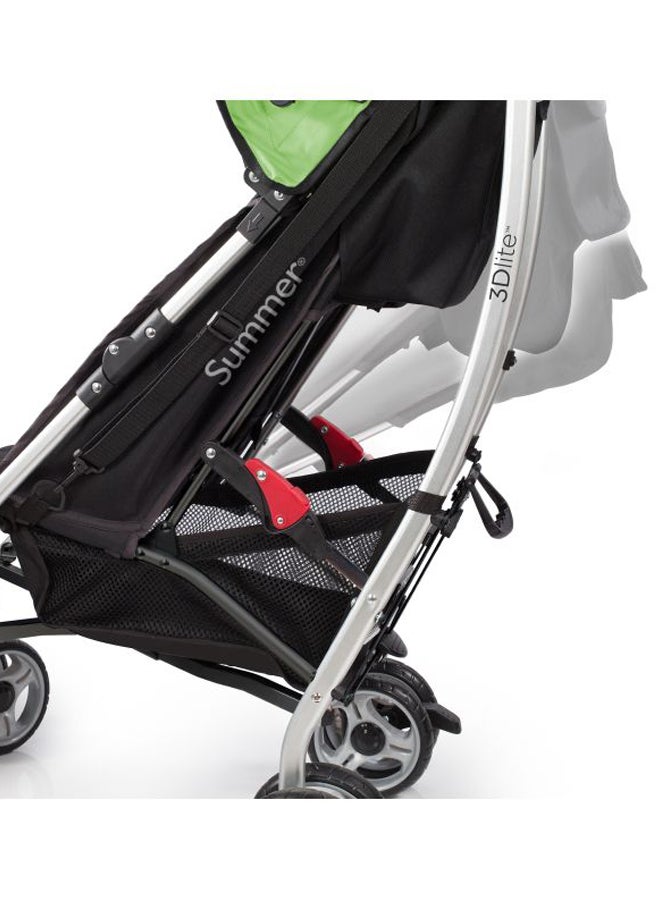 3D Lite Single Stroller - Green/Black