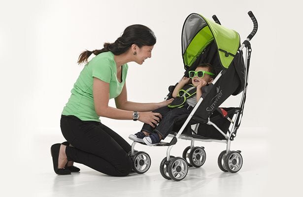 3D Lite Single Stroller - Green/Black