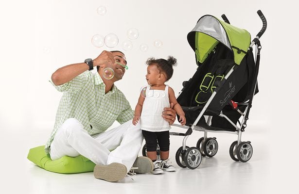 3D Lite Single Stroller - Green/Black