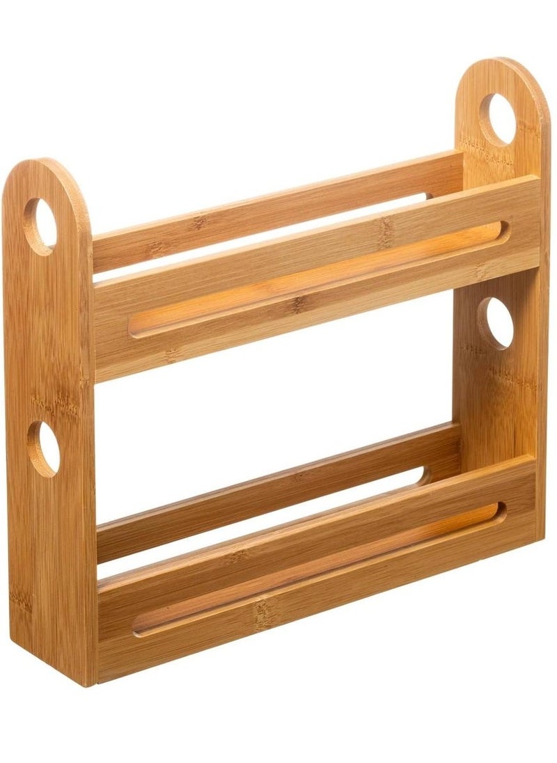 5Five Bamboo 2-Level Shelf (30 x 7 x 27.5 cm)