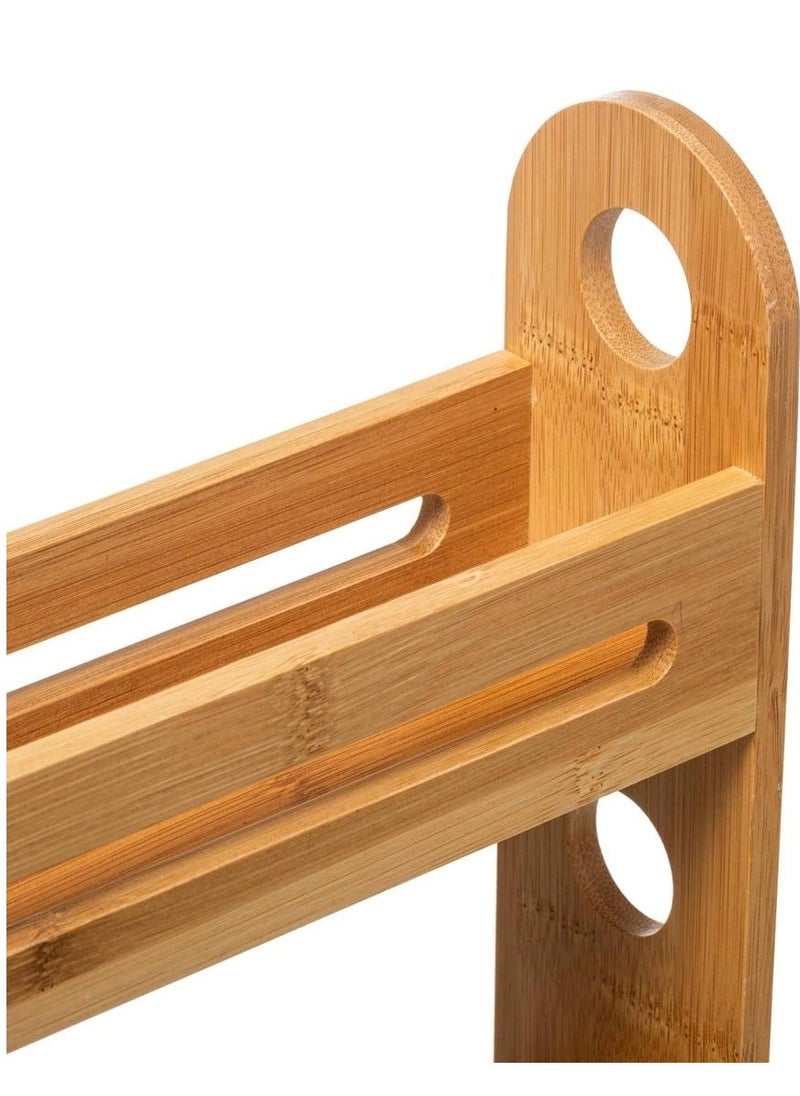 5Five Bamboo 2-Level Shelf (30 x 7 x 27.5 cm)