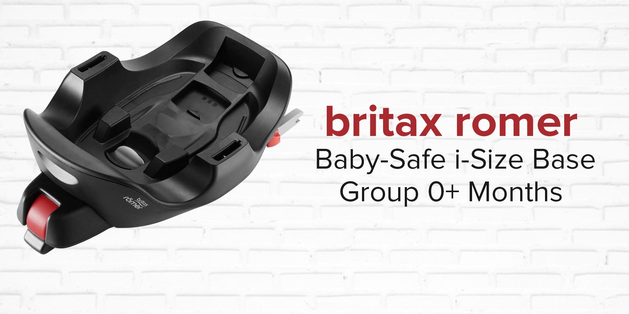 Baby Safe i-Size Base Group 0+ Months - Black