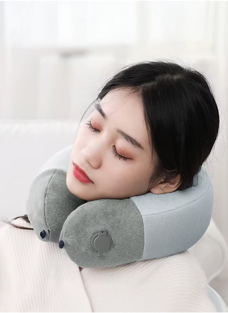 ROTAI Premium Electric Neck Massager Pillow – U-Shaped Memory Foam for Travel, Home & Office | Advanced Heat & Vibration Technology | Trusted European Brand for Ultimate Comfort & Relaxation