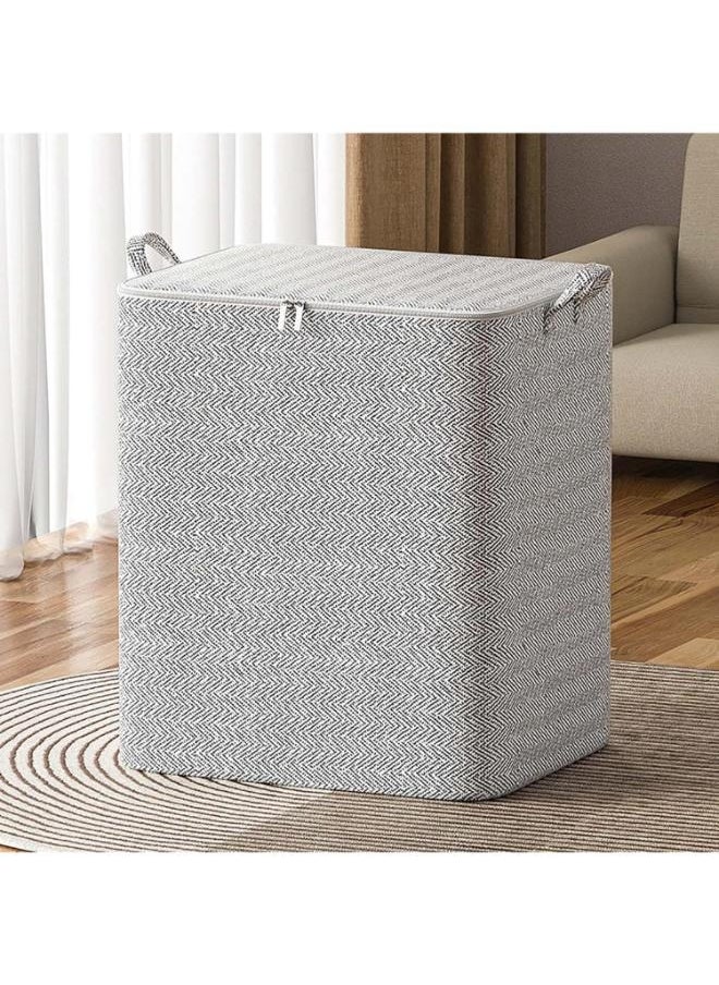 Non-woven Zipper Closet Organizers and Storage Box Moving Quilt Storage Basket Travel Large-Capacity Clothing Organization and Storage Bag